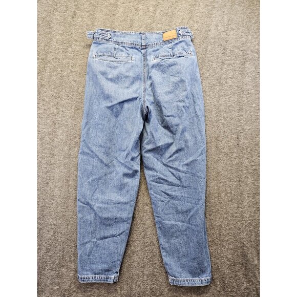 American Eagle Jeans Women’s Size 6 Relaxed Mom Jeans Medium Wash Triple Button - Picture 2 of 11